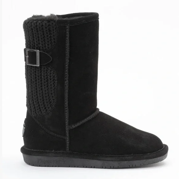 BearPaw | Shoes | Bearpaw Boots Black Suede Stella Nib Size  display picture 2